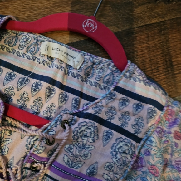 Lucky Brand Floral Blouse - Multicolor - Picture 3 of 5